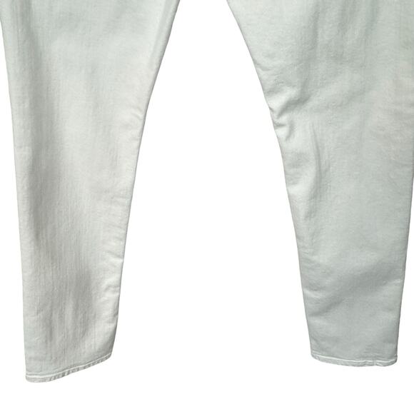 Abercrombie & Fitch SZ W33 L32 Skinny Jeans Iconic Stretch Hi-Rise Zip-Fly White - Picture 7 of 13
